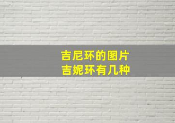 吉尼环的图片 吉妮环有几种